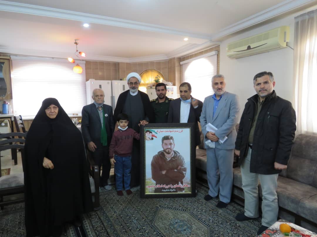 دیدار رئیس سازمان قضایی نیروهای مسلح با خانواده اولین شهید مدافع حرم استان گلستان